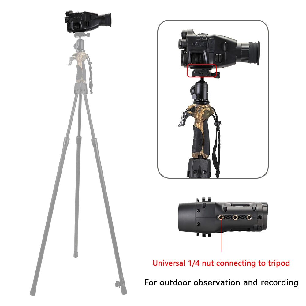 Henbaker CY789 Night Vision Scope 1920p HD Night Vision Riflescope Monocular 940nm Infrared Hunting Night Vision Sight Cameras