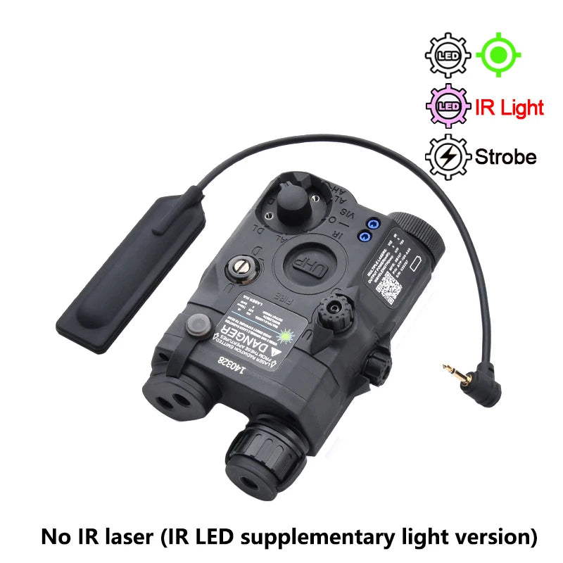 US Warehouse Delivery WADSN Tactical PEQ15 PEQ 15 Red Dot Green IR Laser Indicator Pointer NGAL DBAL M300M600 Airsoft Flashlight