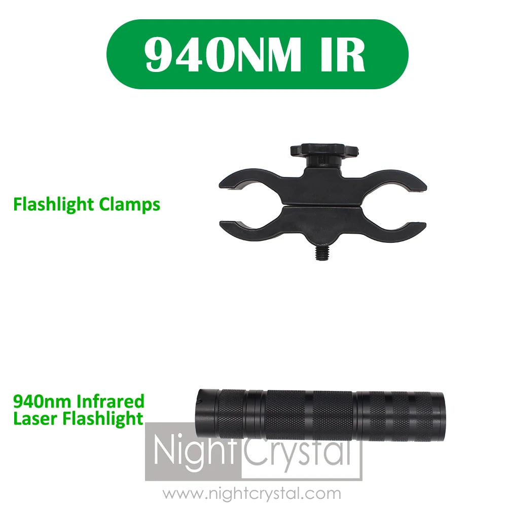 940nm & 850nm IR Flashlight Infrared Light Torch Illuminator Lantern for Night Vision Scope Coyote Hog Predator Hunting