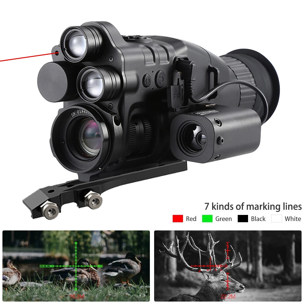 Henbaker CY789 Night Vision Scope 1920p HD Night Vision Riflescope Monocular 940nm Infrared Hunting Night Vision Sight Cameras
