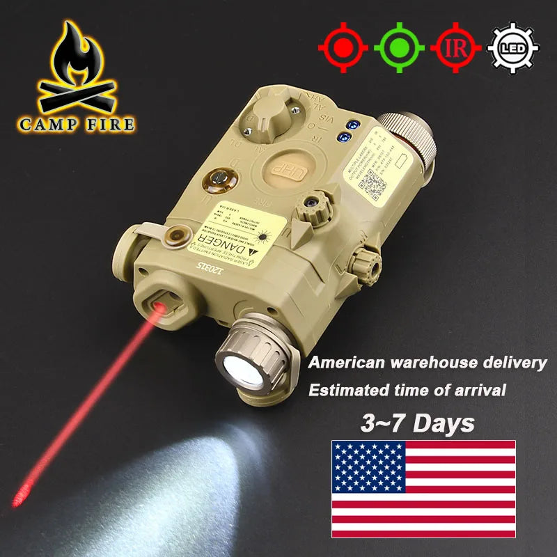 US Warehouse Delivery WADSN Tactical PEQ15 PEQ 15 Red Dot Green IR Laser Indicator Pointer NGAL DBAL M300M600 Airsoft Flashlight