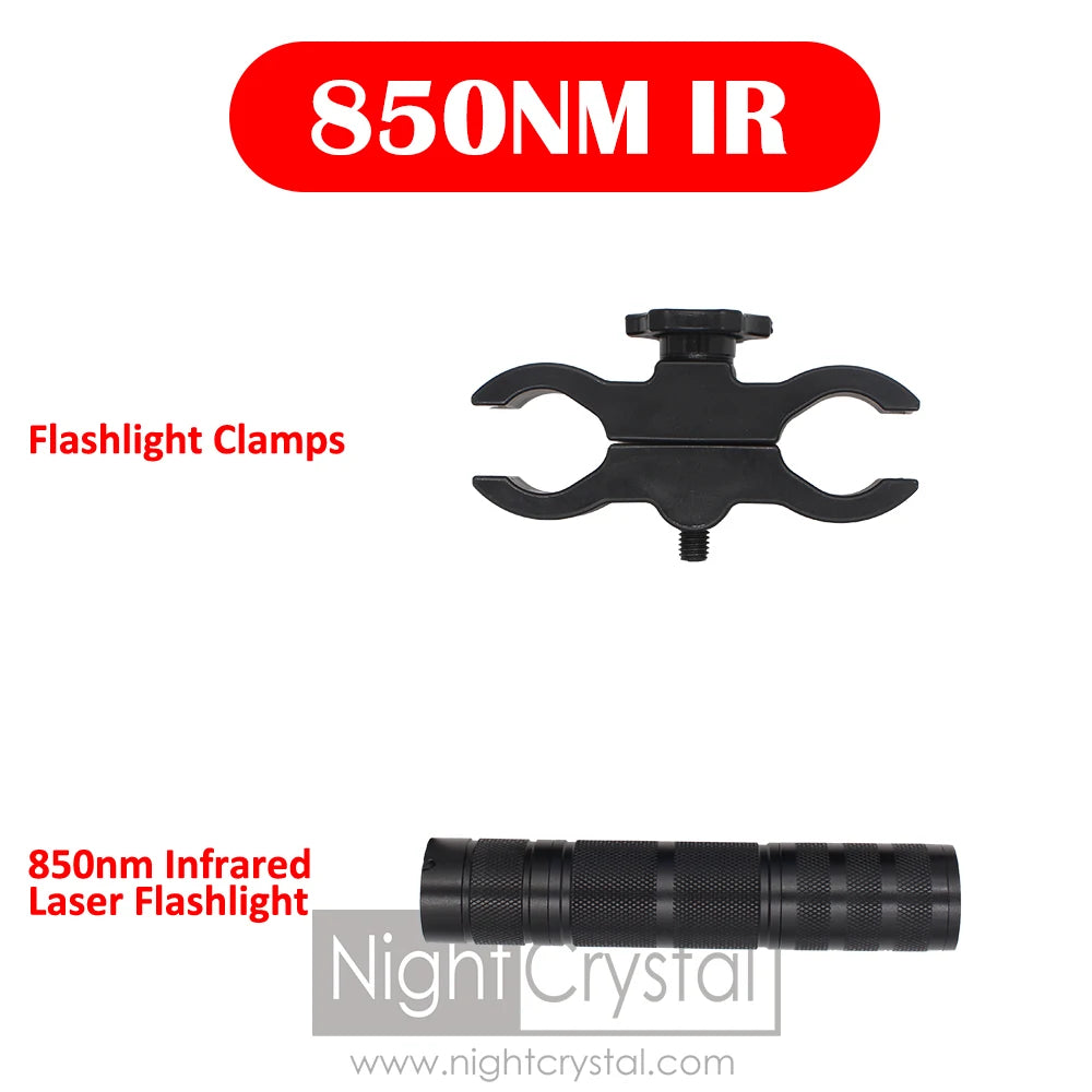 940nm & 850nm IR Flashlight Infrared Light Torch Illuminator Lantern for Night Vision Scope Coyote Hog Predator Hunting