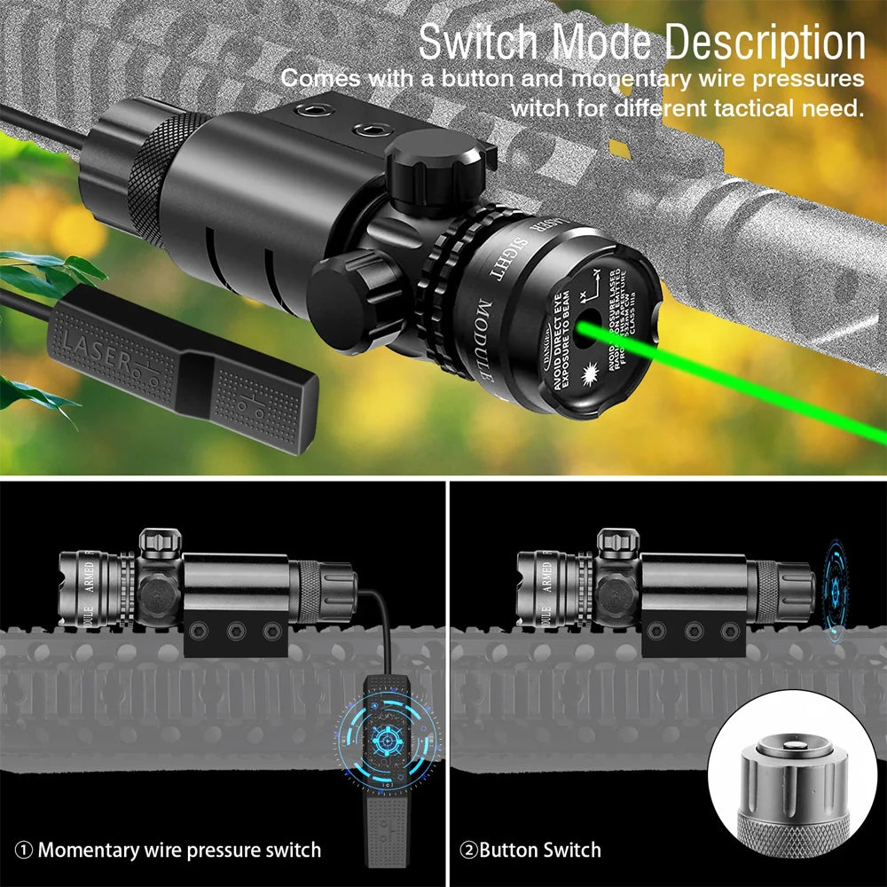 3-9X32 EGC Tactical Opticl Sight Red Green Illuminated Riflescope Holographic Reflex 4 Reticle Red Dot Combo Hunting Rifle Scope