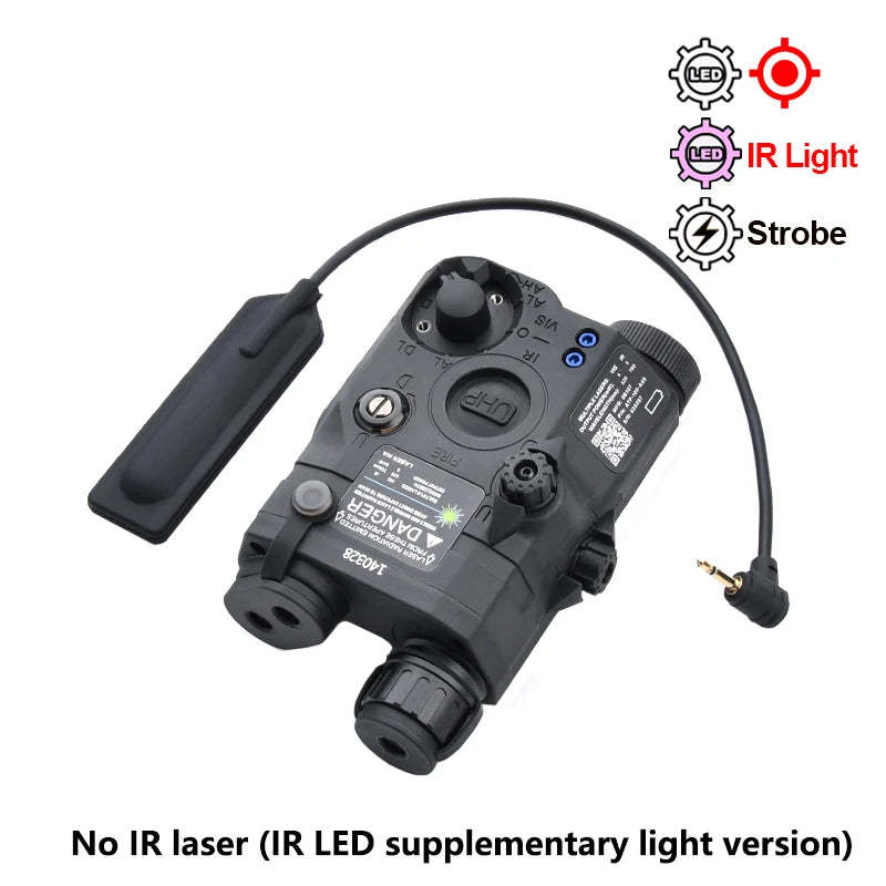 US Warehouse Delivery WADSN Tactical PEQ15 PEQ 15 Red Dot Green IR Laser Indicator Pointer NGAL DBAL M300M600 Airsoft Flashlight
