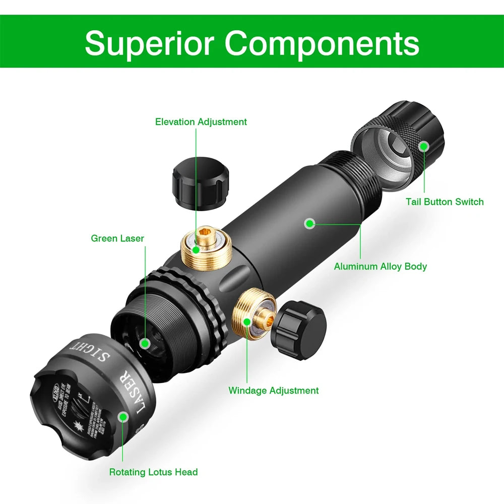 3-9X32 EGC Tactical Opticl Sight Red Green Illuminated Riflescope Holographic Reflex 4 Reticle Red Dot Combo Hunting Rifle Scope
