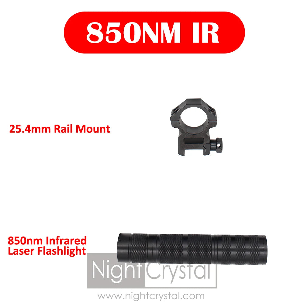 940nm & 850nm IR Flashlight Infrared Light Torch Illuminator Lantern for Night Vision Scope Coyote Hog Predator Hunting